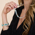 Rainbow Supernova | Silver | Galaxy Glass Statement Necklace